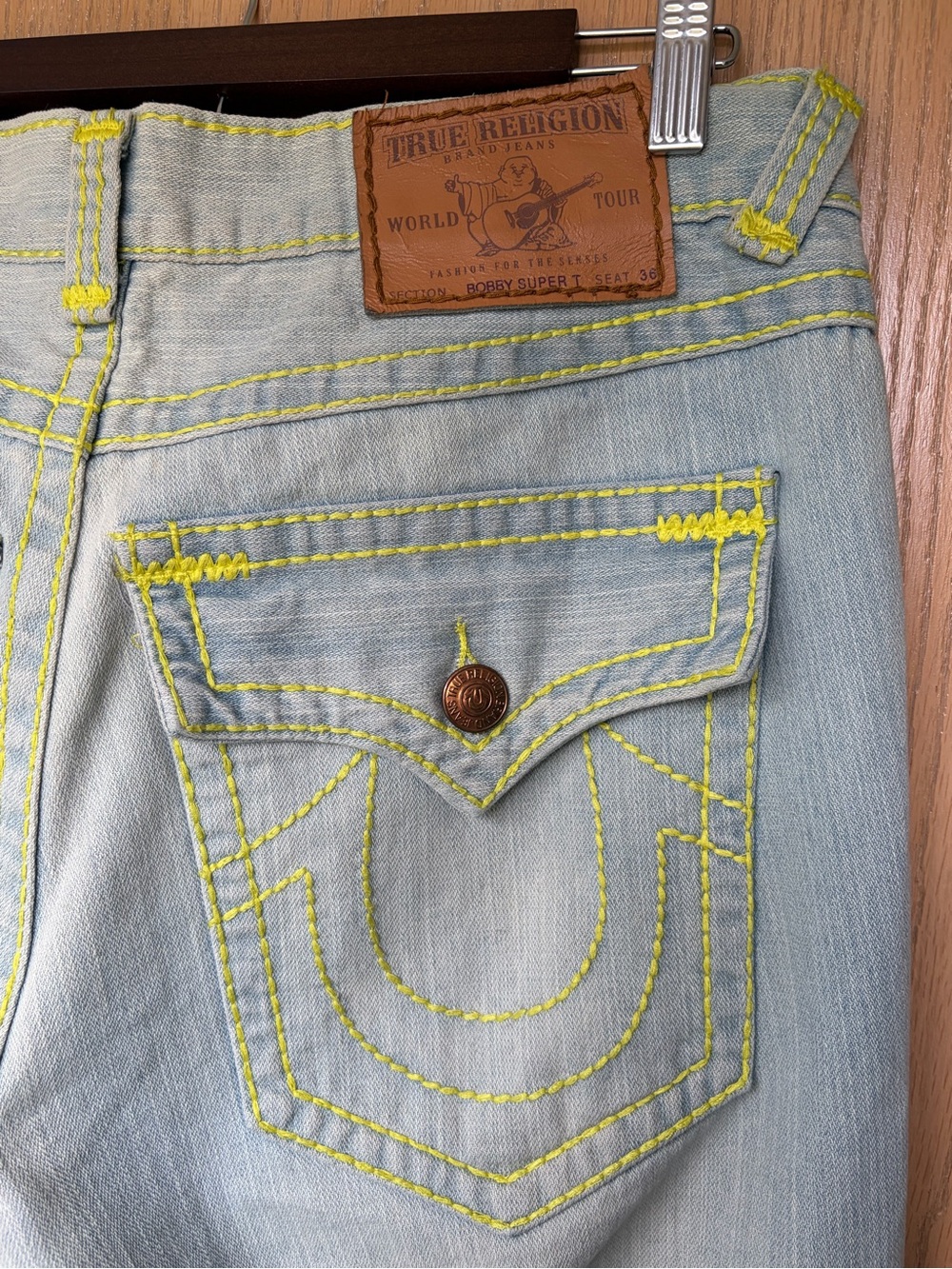 True Religion Men’s Bobby Super T jeans 36 x 32